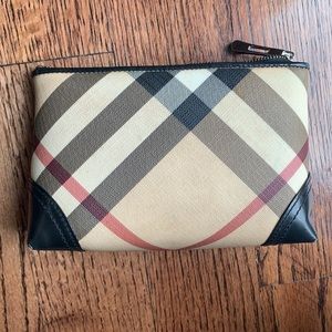 Burberry makeup bag